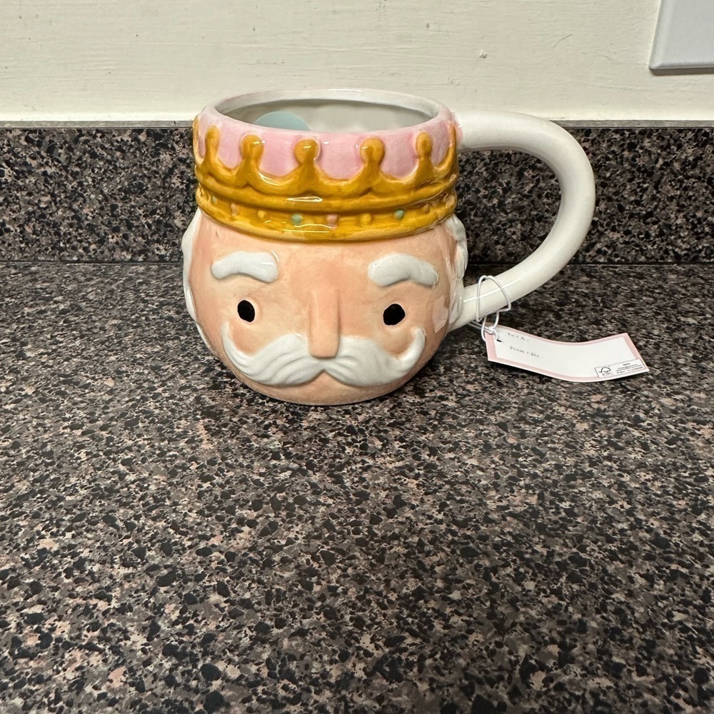 Cupcakes and Cashmere Pastel Pink Nutcracker Mug